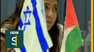 Ordinary Palestinians amp Israelis talk peace  BBC Stories [upl. by Jabe]