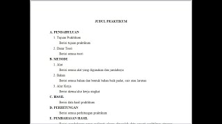 Tips Cerdas Membuat Laporan Praktikum [upl. by Proudfoot]