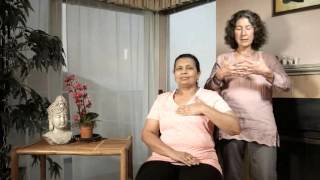 Manual Lymph Drainage MLD demonstrated on lymphedema patient [upl. by Fe]