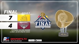 Resumen Águilas Cibaeñas vs Gigantes del Cibao  18 ENE 2021  Serie Final Lidom [upl. by Chu987]