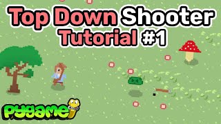 Pygame Top Down Shooter Tutorial 1  Player Setup [upl. by Lerraf]