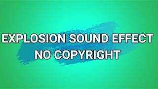 BOMB EXPLOSION SOUND EFFECT  NO COPYRIGHT [upl. by Henrique]