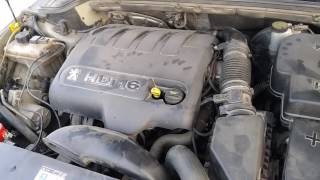 Peugeot 407 20hdi problem with rpm [upl. by Dupuis]