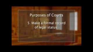 The Purposes of Courts [upl. by Esta]