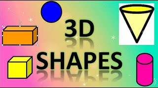 3D shapesFacesEdgesVertices [upl. by Colin419]