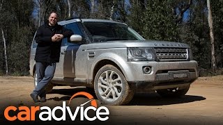 2016 Land Rover Discovery 4 OffRoad Review  CarAdvice [upl. by Wellesley]