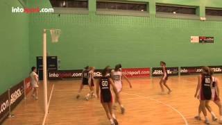 Netball Skills Defending A Shot And Rebounds [upl. by Voleta]