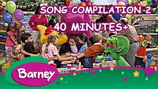 Barney  Song Compilation 2 40 Minutes [upl. by Neala24]