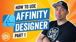 Tutorial Affinity Designer for Beginners  Step by Step Learn how to use Affinity Designer Part 1 [upl. by Dwaine838]