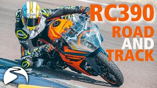 KTM RC390 2022  road and track review [upl. by Yrtua]