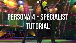 Persona 4 Dancing All Night  Specialist  Dance Tutorial Explanation  Mirrored [upl. by Orvah]