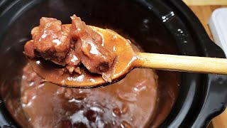 CARNE GUISADA  Slow Cooker Carne Guisada  How To Make Carne Guisada [upl. by Brigham]