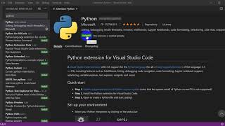 Python  Setup Visual Studio Code with Anaconda [upl. by Wickner]