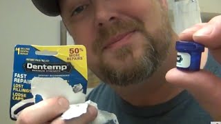 Broken Tooth Repair Dentemp Video How to Fix A Tooth Filling [upl. by Ahsiemaj]