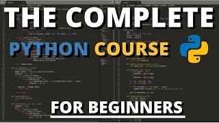 The Complete Python Course For Beginners [upl. by Kifar]