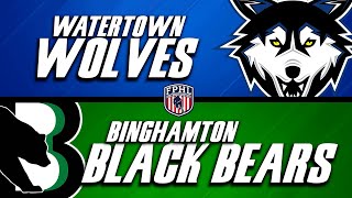 Watertown Wolves at Binghamton Black Bears [upl. by Woodberry963]