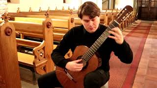 J S Bach  Sarabande BWV 1002  Patrik Kleemola guitar [upl. by Aenel]