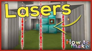 Minecraft How to make working lasers [upl. by Celio841]