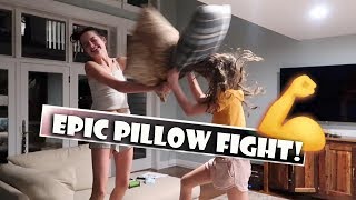 Epic Pillow Fight 💪 WK 3702  Bratayley [upl. by Euqinue]