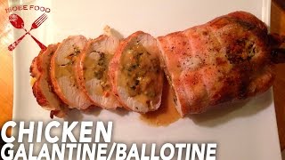 Chicken Galantine Ballotine  Isobe Food [upl. by Ahsiliw897]