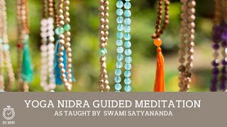 Yoga Nidra Meditation as by Swami Satyananda [upl. by Ibrad]