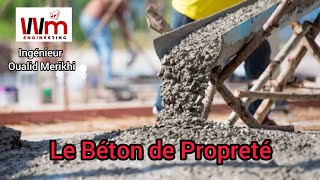 Le béton de propreté [upl. by Oludoet519]