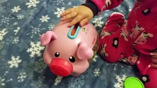 FISHER PRICE LEARNING PIGGY BANK [upl. by Joacimah]