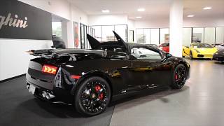 2014 Lamborghini Gallardo Spyder Nero Noctis ELA13822 [upl. by Halak751]