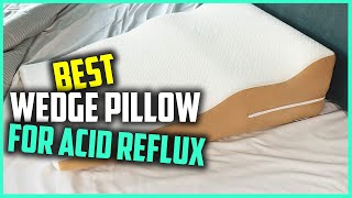 Best Wedge Pillow for Acid Reflux Top 5 Review 2023  Machine Washable Folding Memory Foam Pillow [upl. by Nimad]