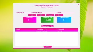 VbNet Full ProjectInventory Management System [upl. by Lisandra]