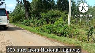 one acre property just 500 mtrs from Dabaspet to Doddballapur highway Airport road🛣️ [upl. by Conny329]