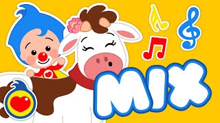 Plim Plim ♫ Mix  Los Animalitos y Más Canciones de La Granja 41Min ♫ Canciones Infantiles [upl. by Beauregard]