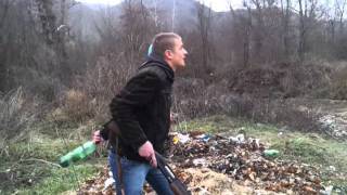 baikal mp 153 supermagnum shooting [upl. by Eenafets]