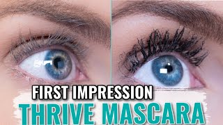 Thrive Liquid Lash Extensions Mascara Review First Impression [upl. by Herc300]