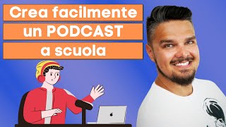 Crea FACILMENTE un PODCAST a scuola [upl. by Adalie]