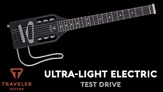 Traveler Guitar UltraLight Electric Guitar Test Drive Product Demo [upl. by Daniell]