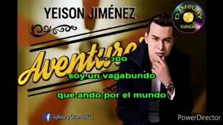 El aventurero  Yeison Jimenez karaoke [upl. by Emelita]