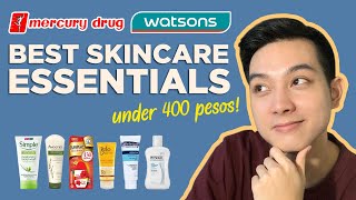 BEST Skincare Essentials sa MERCURY at WATSONS UNDER P400  Jan Angelo [upl. by Troxell]