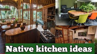 12 DESIGNS OF NATIVE KITCHEN AND DINING MODERN bahay kubo kitchen and dining ideas [upl. by Lisetta]