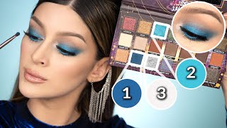 TUTORIAL DE MAQUILLAJE AZUL FACIL Y RAPIDO [upl. by Healy]