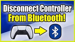 How to Disconnect PS5 Controller From Bluetooth amp Reconnect to PS5 Fast Method [upl. by Karas]