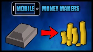 OSRS Blast furnace steels bars  Mobile money makers OSRS 2021 [upl. by Imorej]