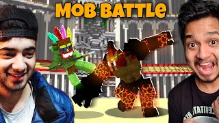 Extreme MOB BATTLE in Minecraft [upl. by Lalittah945]