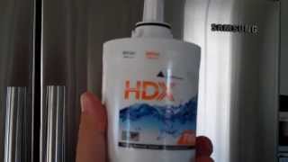 Installing HDX Water Filter For Samsung Fridge [upl. by Carey395]