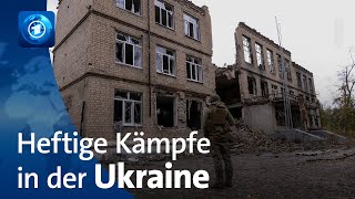 Krieg gegen die Ukraine Massive russische Angriffe [upl. by Ellehcan169]