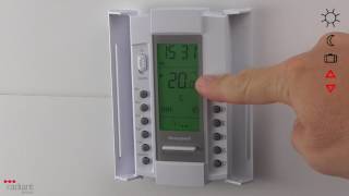 Honeywell TH115 Thermostat Setup Instructions [upl. by Leibarg]