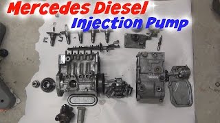 Mercedes Diesel Injection Pump Teardown [upl. by Farman]