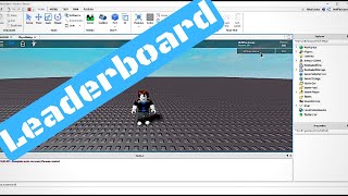 Roblox Studio Tutorial How to Make a Leaderboard [upl. by Eelrak17]