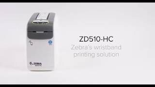 Zebra ZD510HC Wristband Printer [upl. by Almap]