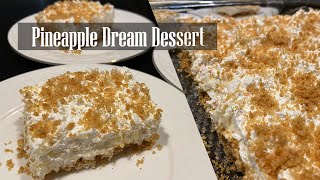 Pineapple Dream Dessert  No Bake Pineapple Dessert Recipe  RKC [upl. by Hickey676]